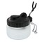 Deluxe 3-in-1 Airbrush Cleaning Pot with Holder; Cleans and Holds Air Brush, Color Palette Lid, Filters